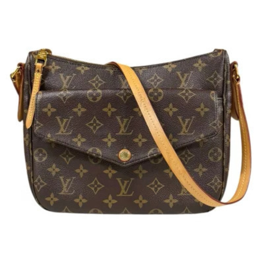 Louis Vuitton Mabillon Monogram Shoulder Bag Canvas Brown